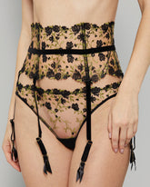 SEXY BLACK GARTER BLACK / 10